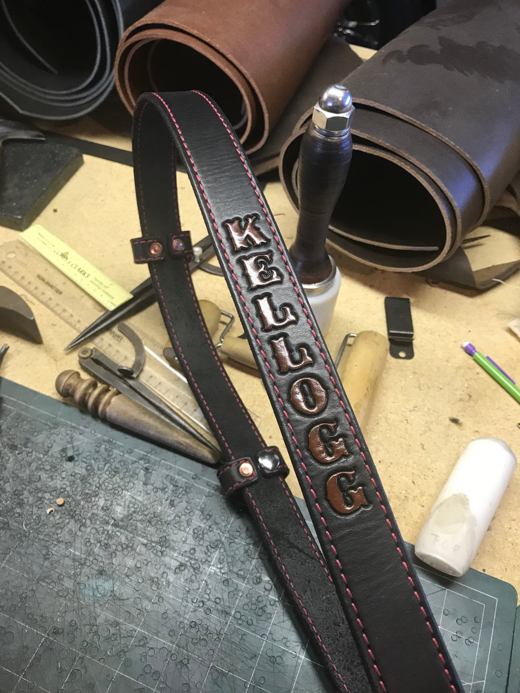 Radio Strap Fitted Leather