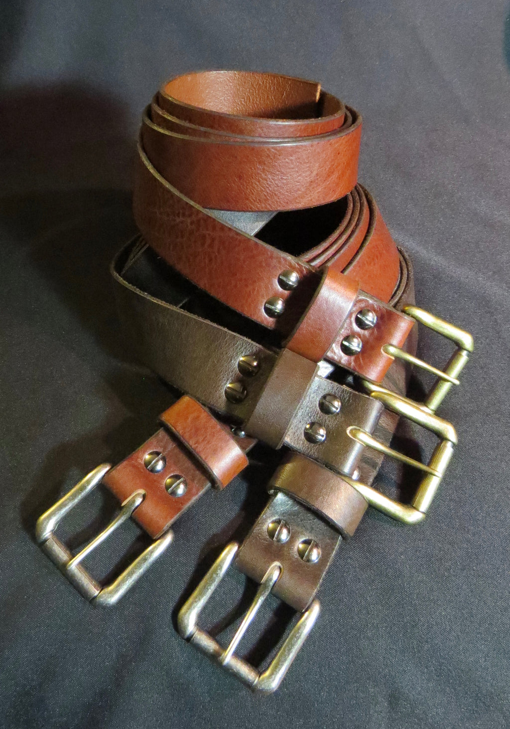 Single Layer Leather Work-Dress Belt