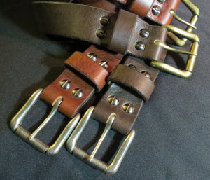 Single Layer Leather Work-Dress Belt